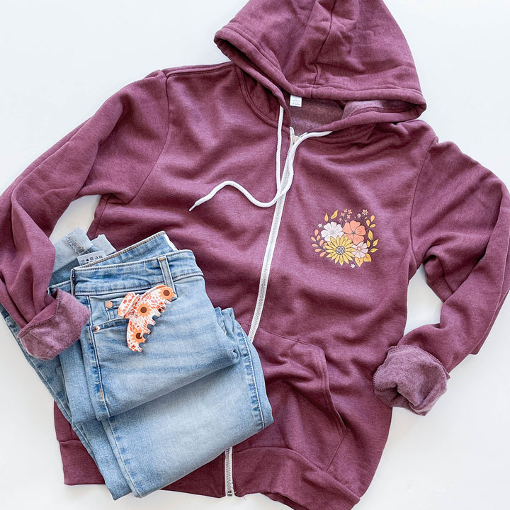 Drink Water Be Authentic Zip Hoodie