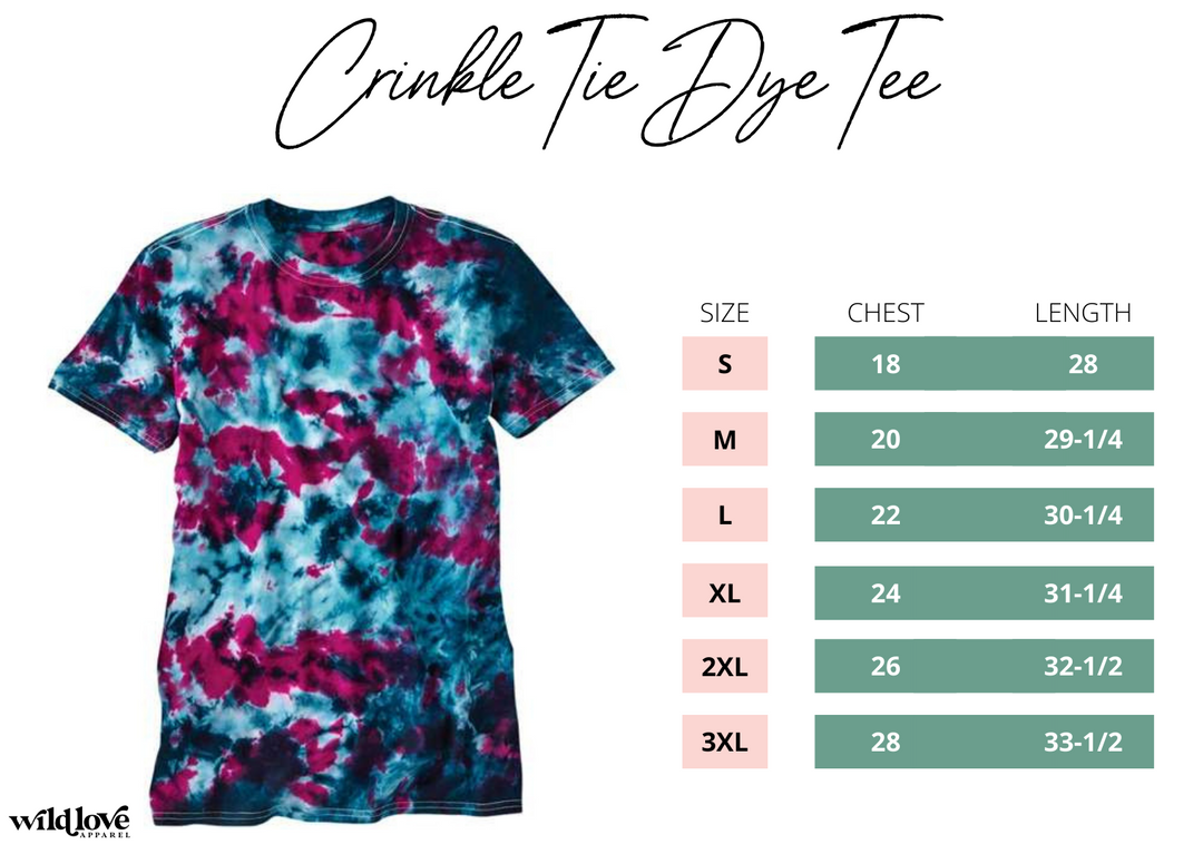 Take a Deep Breath Pastel Rainbow Tie Dye Tee