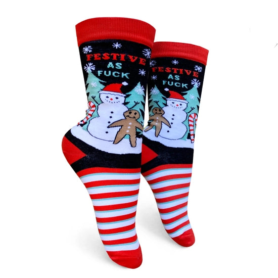 Festive As Fuck Socks
