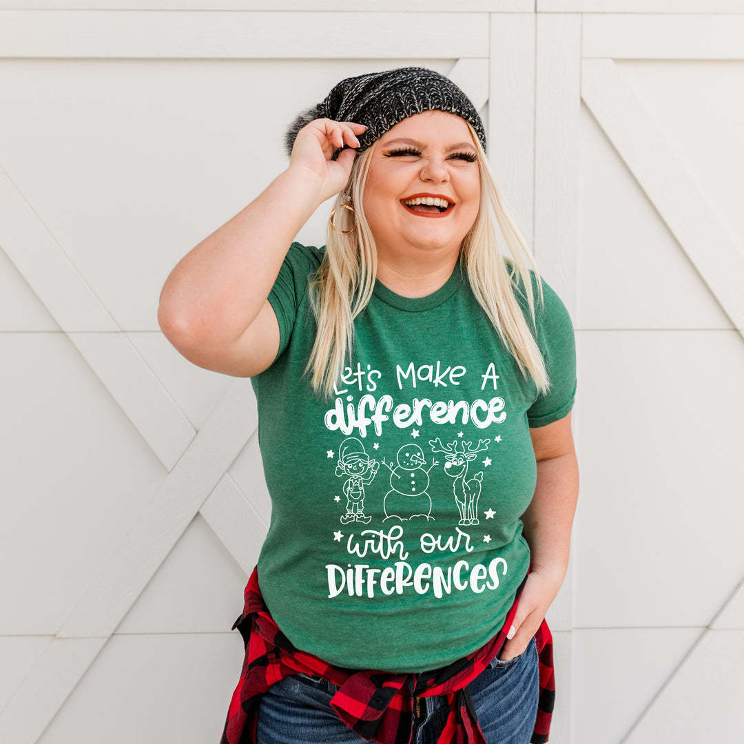 Holiday Differences Heather Tee