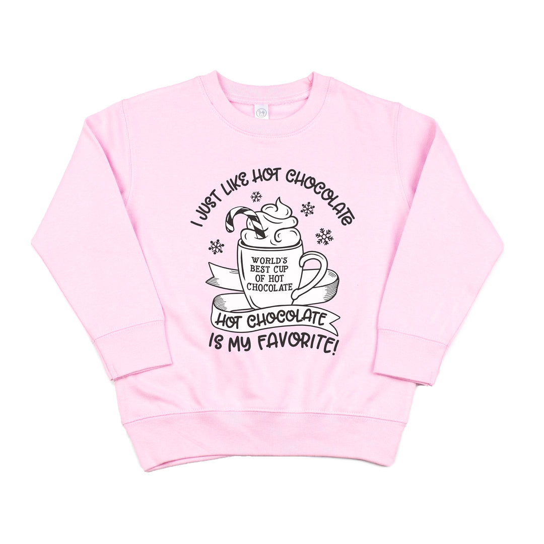 I Just Like Hot Chocolate Youth Fleece Pullover