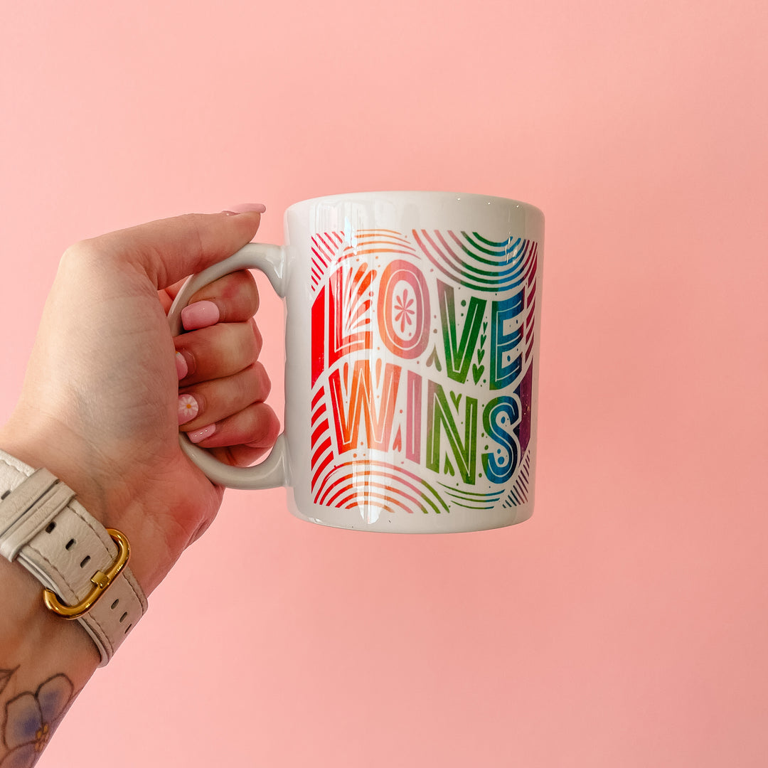 Love Wins 11 oz Mug  |  Featured Brand