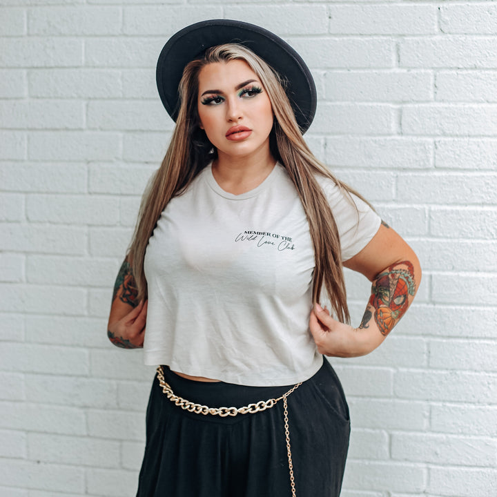 Member of the Wild Love Club Crop Tee