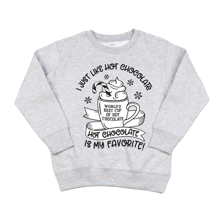 I Just Like Hot Chocolate Youth Fleece Pullover