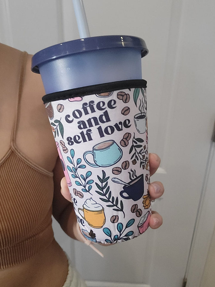 Coffee and Self Love Cup Kozie