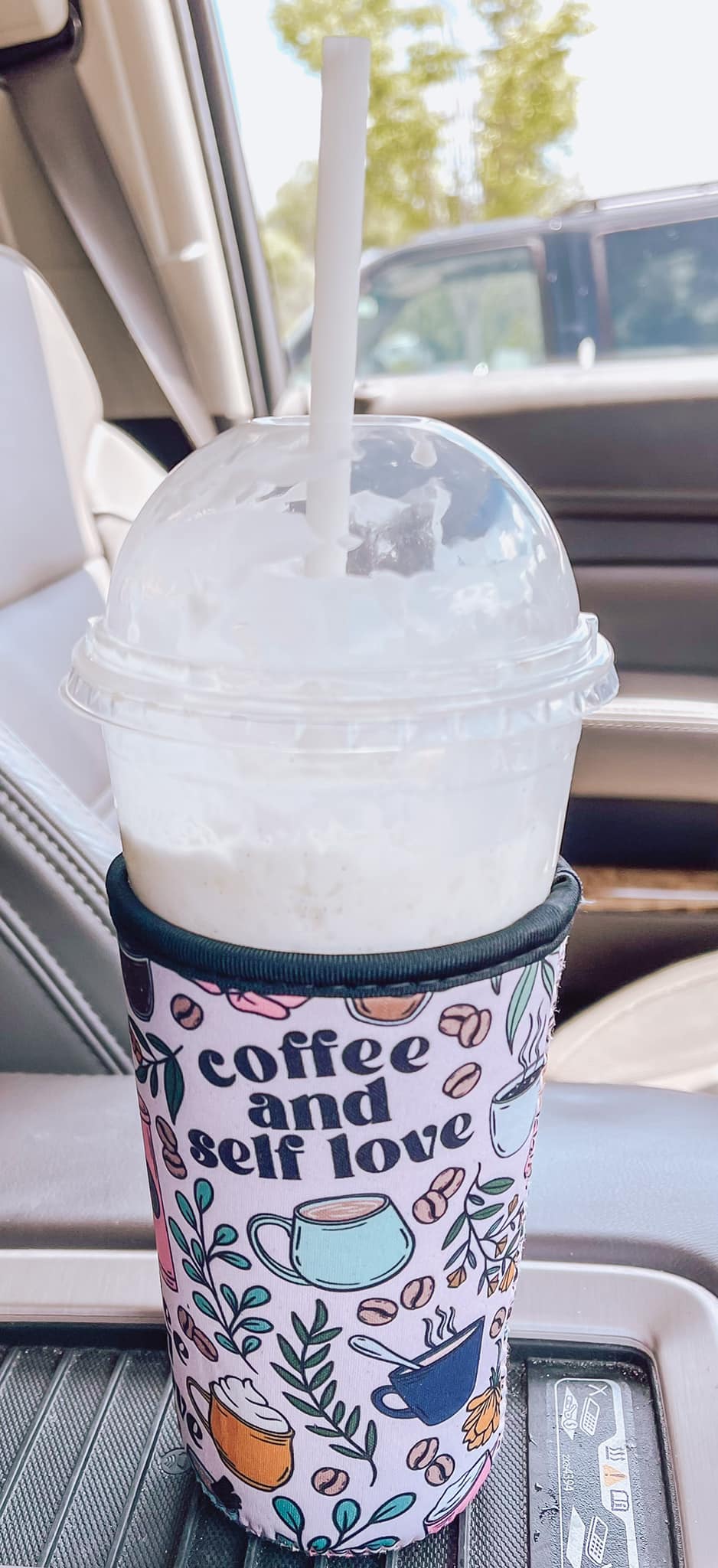 Coffee and Self Love Cup Kozie