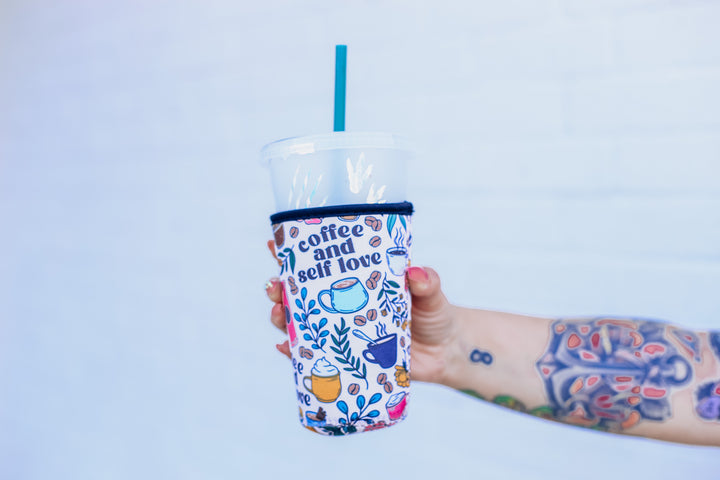Coffee and Self Love Cup Kozie