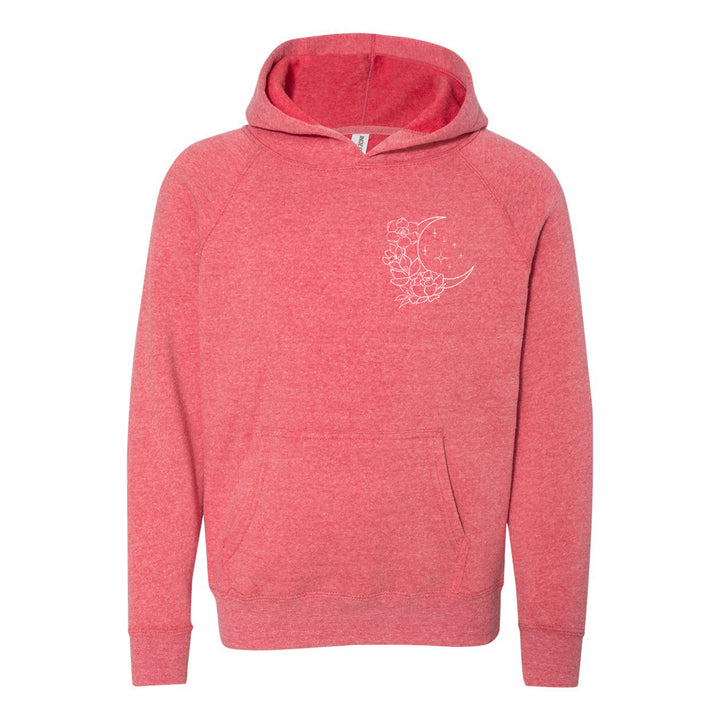 Floral Moon Youth Hoodie