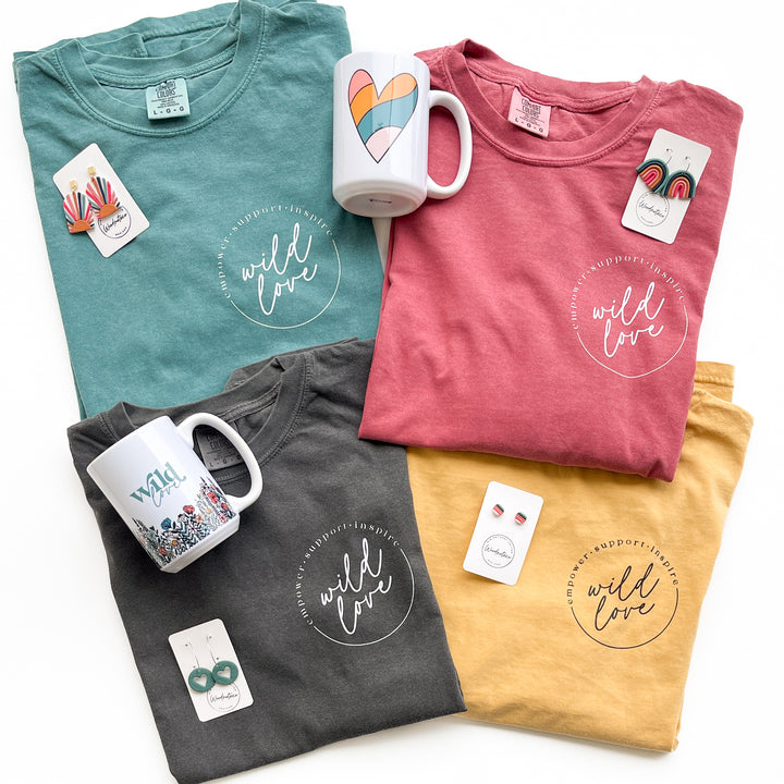 Wild Love Logo Garment-Dyed Tee