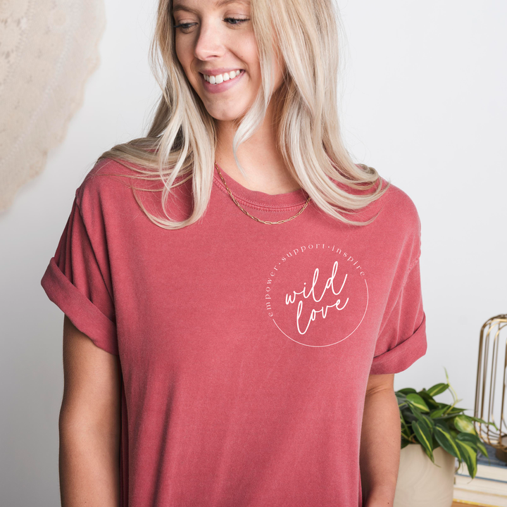 Wild Love Logo Garment-Dyed Tee