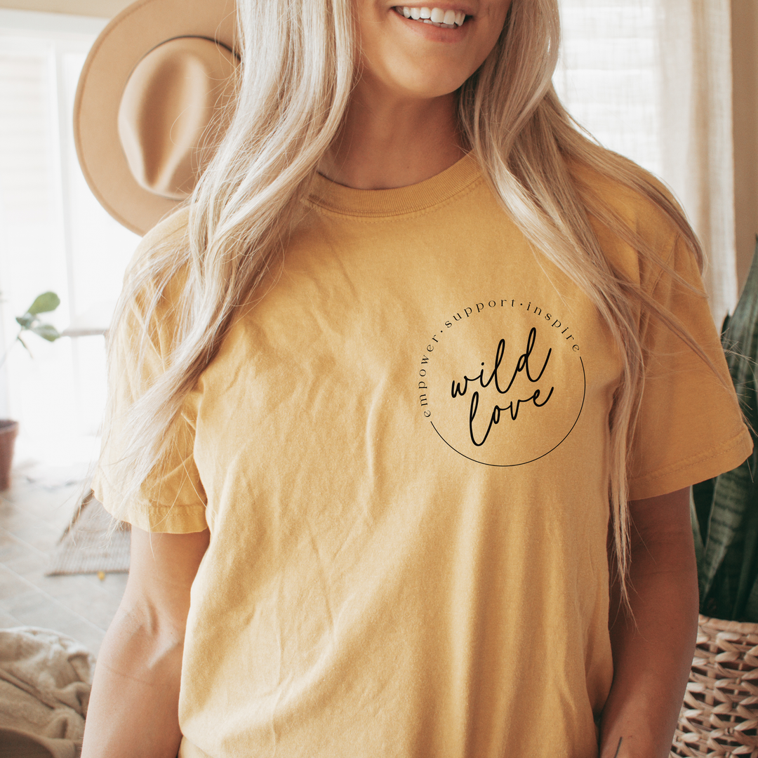 Wild Love Logo Garment-Dyed Tee
