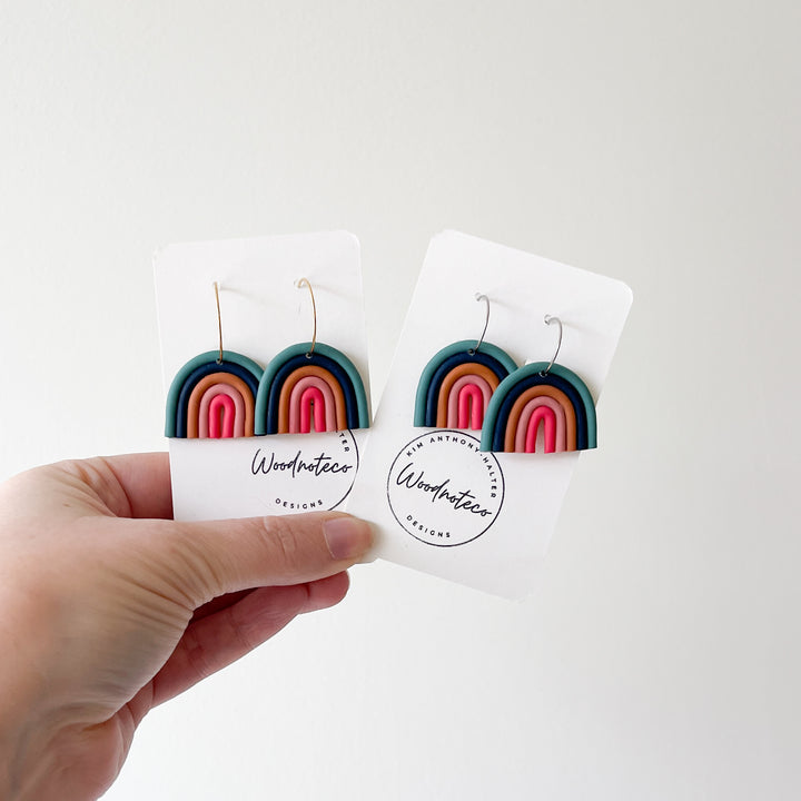 Wild Love Rainbow Clay Earrings  |  Featured Brand