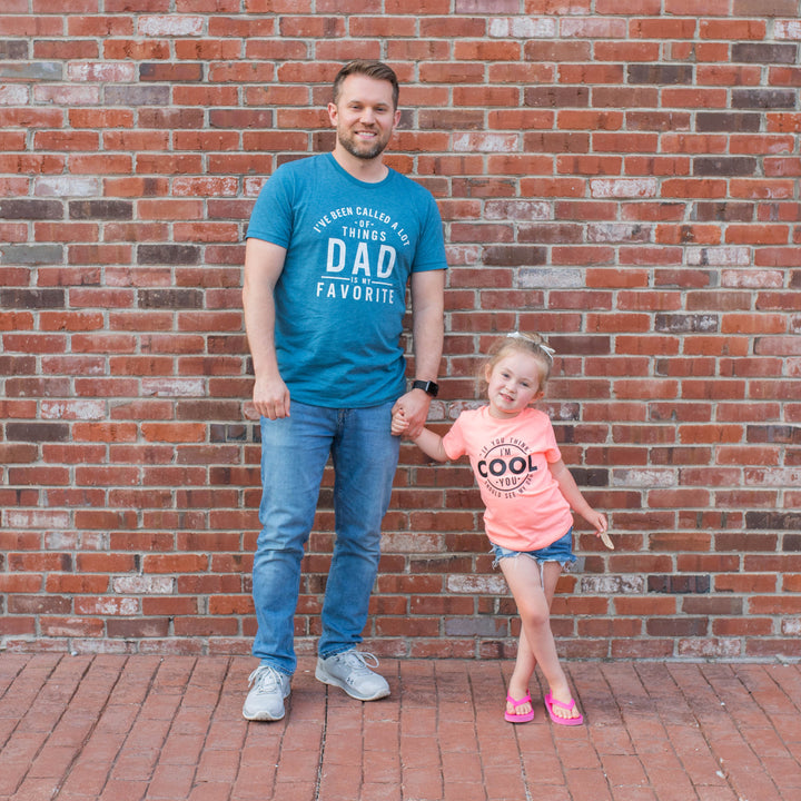 I've Been Called a Lot of Things Dad Is My Favorite Heather Blend Tee