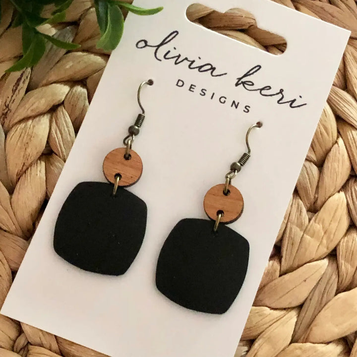 Black Nora Earrings  |  Featured Brand
