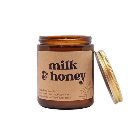 Milk & Honey 8 oz. Candle  |  Featured Brand